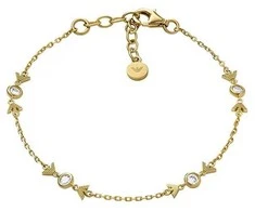 Armani Charming auksinis-plated bracelet for women with zircons EG3619710