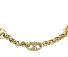 Armani Charming auksinis-plated bracelet with zircons EGS3270710