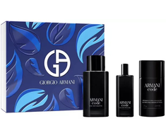 Armani Code For Men (2023) - EDT 75 ml (plnitelná) + EDT 15 ml + tuhý deodorant 75 g