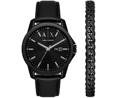 Laikrodis Armani Dárkový set Leren + náramek AX7147SET