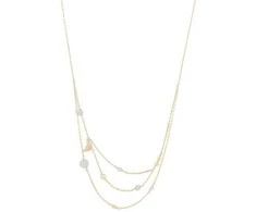 Armani Delicate auksinis-plated pakabukas with aventurine EGS3225710