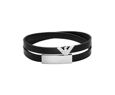Armani Double leather bracelet Eagle Logo EGS3311040