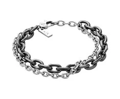 Armani Double steel bracelet for men AXG0161060