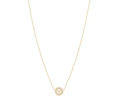 Armani Glittering auksinis-plated pakabukas with cubic zirconias EG3628710