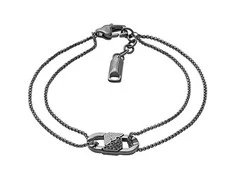 Armani Juoda vyriška apyrankė su kristalais EGS3173001