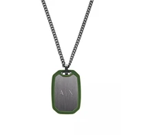 Armani Steel pakabukas for men Dog tag AXG0170060
