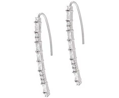 Armani Unique sidabrinis dangle earrings EG3606040