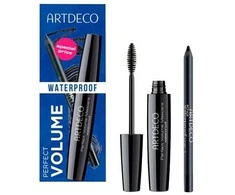 Artdeco Perfect Volume Blakstienų tušas Atsparus vandeniui &amp; Liner Set Gift Set