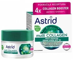 Astrid Dieninis kremas nuo raukšlių ir elastingumą atkuriantis SPF 10 Multi Collagen (kremas) 50 ml