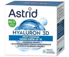 Astrid Dieninis veido kremas nuo raukšlių SPF 15 su hialurono 3D, 50 ml