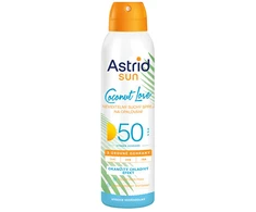 Astrid Nematomas sausas purškiklis įdegiui SPF 50 Sun 150 ml