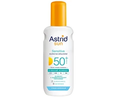 Astrid Purškiamas įdegio pienas Sensitiv SPF 50+ Sun 150 ml