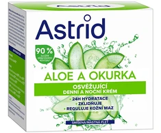 Astrid Gaivinantis dieninis ir naktinis kremas su alaviju ir agurkais, 50 ml