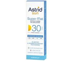 Astrid Apsauginis kremas nuo saulės SPF 30 Super Mat 50 ml