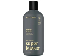 Attitude Attitude SUPER LEAVES, Żel pod prysznic, dla mężczyzn - Bursztyn i Cytrusy, 415 ml