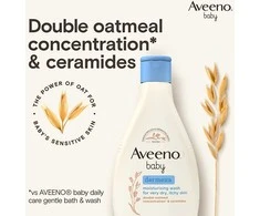 Aveeno Drėkinamasis prausimosi gelis Baby Dermexa 250 ml