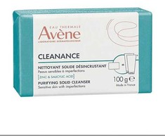 Avene Cleanance Purifying Soap Bar For Face, 100 g