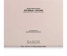 BABOR Instant Fresh &amp; Smooth paakių serumas ir padeliai