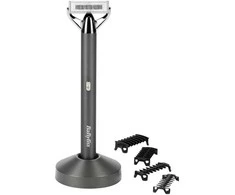 BaByliss Super-X Metal OT996E beard trimmer Baterija 5 5 mm Wet &amp; Dry Sidabrinis
