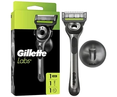 Gillette Labs Skustuvas Vyrams, 1 Skutimosi Galvučių, Sieninis Laikiklis