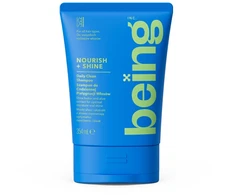 None BEING Nourish &amp; Shine šampūns ar šī sviestu un alvejas ekstraktu 354ml