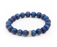 Agato Agate bead bracelet MINK83 / 17