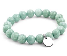 Agato Žalias jade bead bracelet MINK32/17