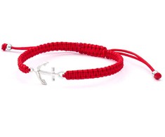 Beneto Exclusive Cord raudona kabala apyrankė Anchor AGB548
