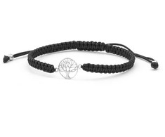 Beneto Exclusive Juodas cord bracelet Tree of Life AGB535