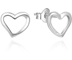Beneto Delicate sidabrinis earrings Hearts AGUP2315L