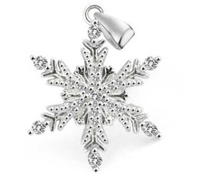 Beneto Design sidabrinis pendant Snowflake AGH681