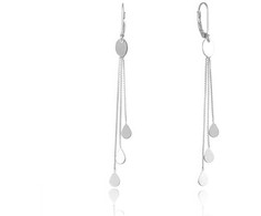 Beneto Designer sidabrinis long earrings AGUC2702
