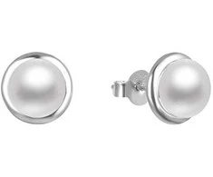 Beneto Elegant sidabrinis earrings with pearls AGUP2685P