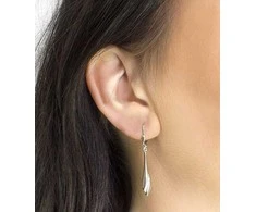 Beneto Fashion sidabrinis kabantys auskarai AGUC1070L