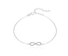 Beneto Fashion sidabrinis infinity bracelet AGB589 / 21