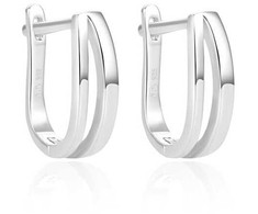 Beneto Fashion women´s sidabrinis earrings AGUC1466