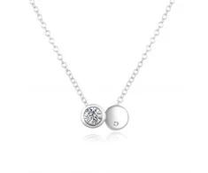 Beneto Fine sidabrinis pakabukas with zircons AGS867 / 47