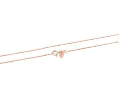 Beneto Exclusive Beneto išskirtinė paauksuota sidabrinė grandinėlė Anker AGS1286-ROSEGOLD