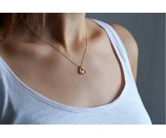 Beneto Gold plated sidabrinis pakabukas with river pearl AGS1230 / 47P-GOLD