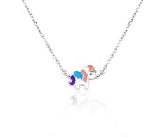 Beneto Playful sidabro karoliai Unicorn AGS1340/40D