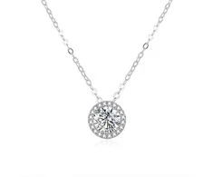 Beneto Luxury sidabrinis pakabukas with zircons AGS868 / 47