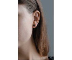 Beneto Magic bronziniai sidabrinis auskarai su cirkoniais AGUP2246-ROSE