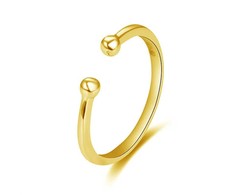 Beneto Minimalist auksinis-plated ring AGG470-G