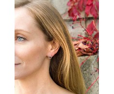 Beneto Minimalist sidabrinis earrings rings AGUP1871