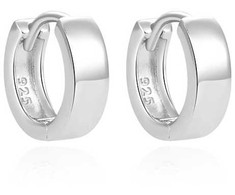 Beneto Minimalist sidabrinis earrings rings AGUC1854