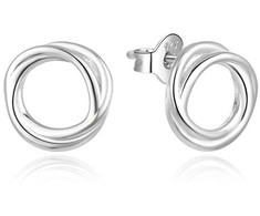 Beneto Minimalist sidabrinis earrings rings AGUP1871