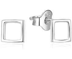 Beneto Minimalist sidabrinis earrings studs AGUP843L