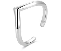 Beneto Minimalist sidabrinis leg ring AGGF493