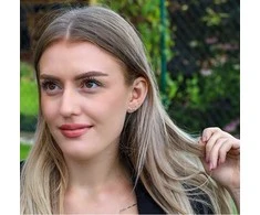 Beneto Gražūs ilgi auskarai su skaidriais cirkoniais AGUP3299W-GOLD