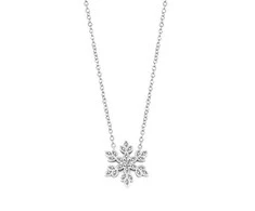 Beneto Playful sidabrinis pakabukas Snowflake AGS1334 / 47